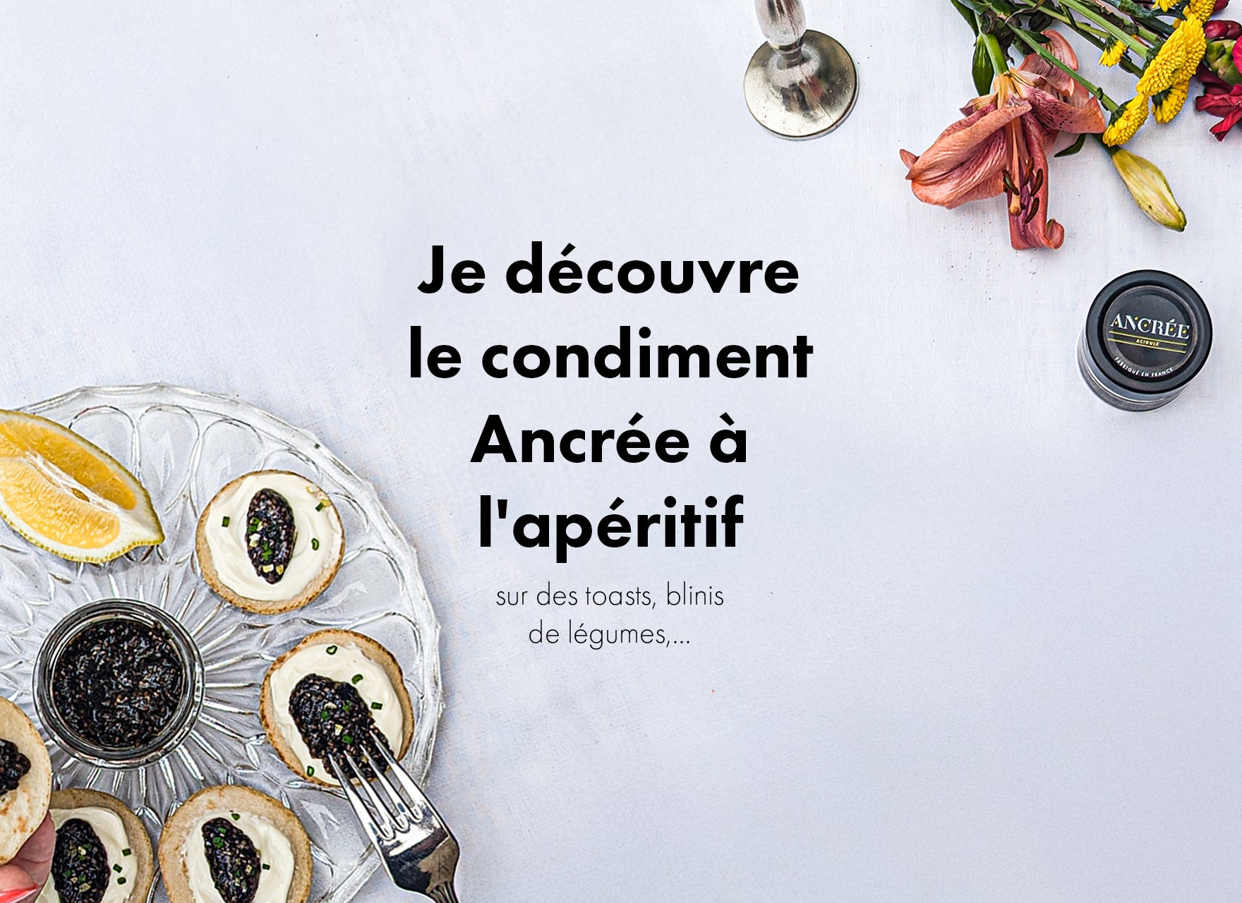 Association du caviar végétal avec une recette de blinis maison